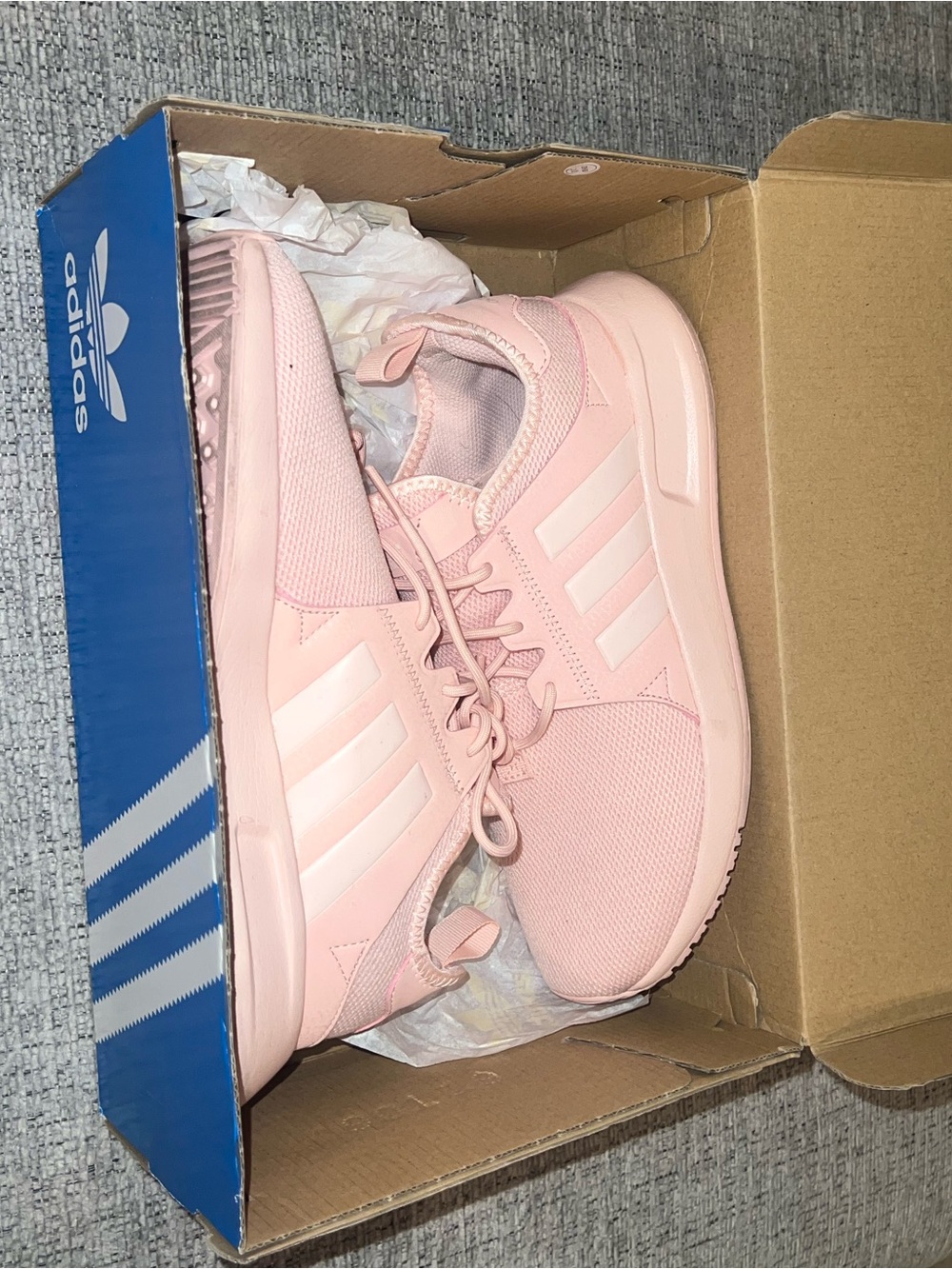 Adidas X_PLR J Ice Pink Sneakers youth Size 6 (Women’s 7.5) w/ Box